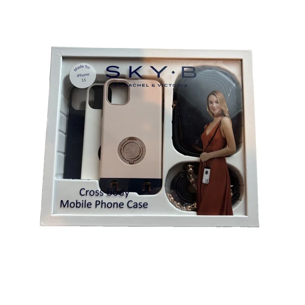 Sky B. By Rachel and Victoria Cross Body Mobile Phone Case for Apple iPhone 11